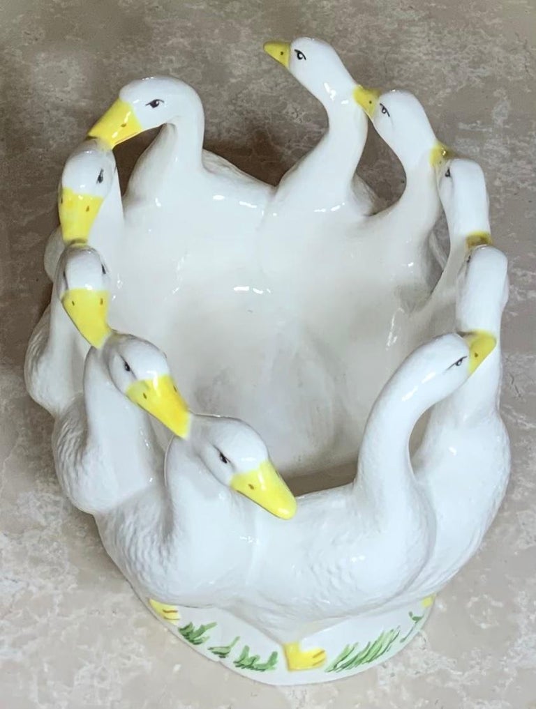 Vintage Porcelain Ducks Candy Dish For Sale at 1stDibs porcelain