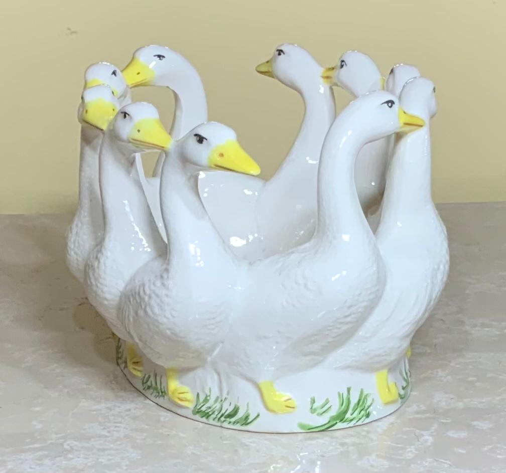 vintage porcelain duck figurines