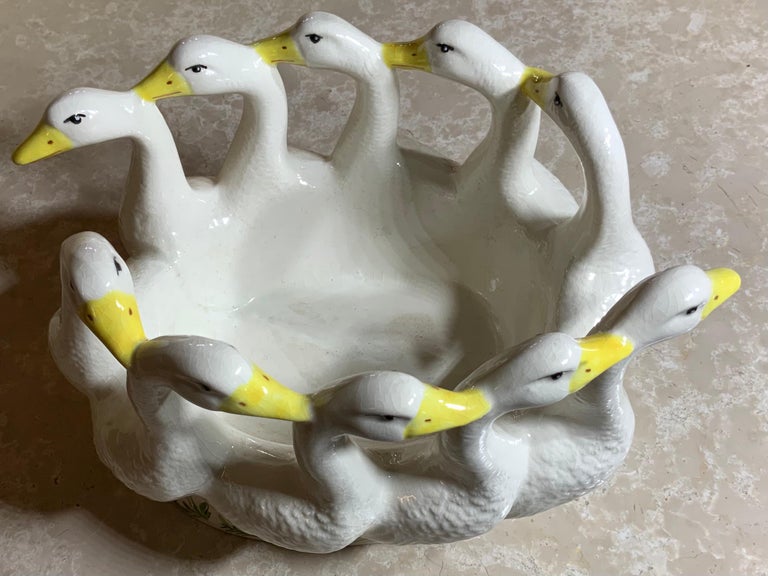 Vintage Porcelain Ducks Candy Dish For Sale at 1stDibs porcelain ducks for sale, duck candy dish