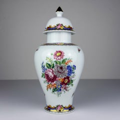 Vintage porcelain ginger jar by Limoges, France, 1970s