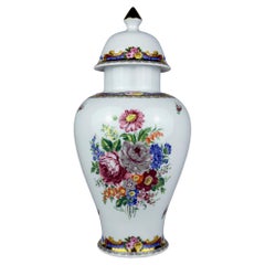 Vintage porcelain ginger jar by Limoges, France, 1970s