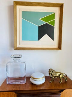 Griechisches Schlüsselglas aus Porzellan mit Deckel von Royal Bayreuth