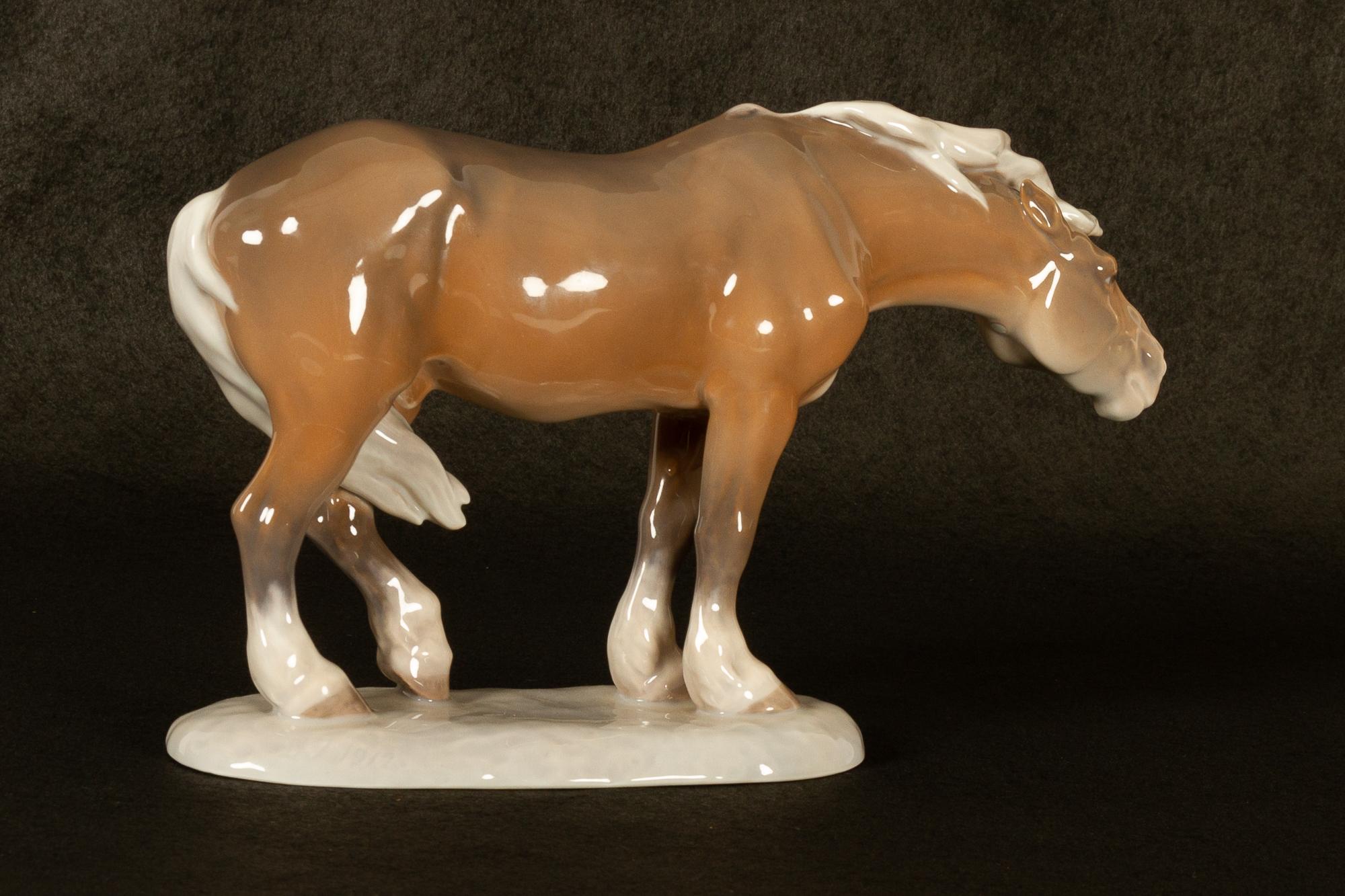 antique porcelain horse figurines
