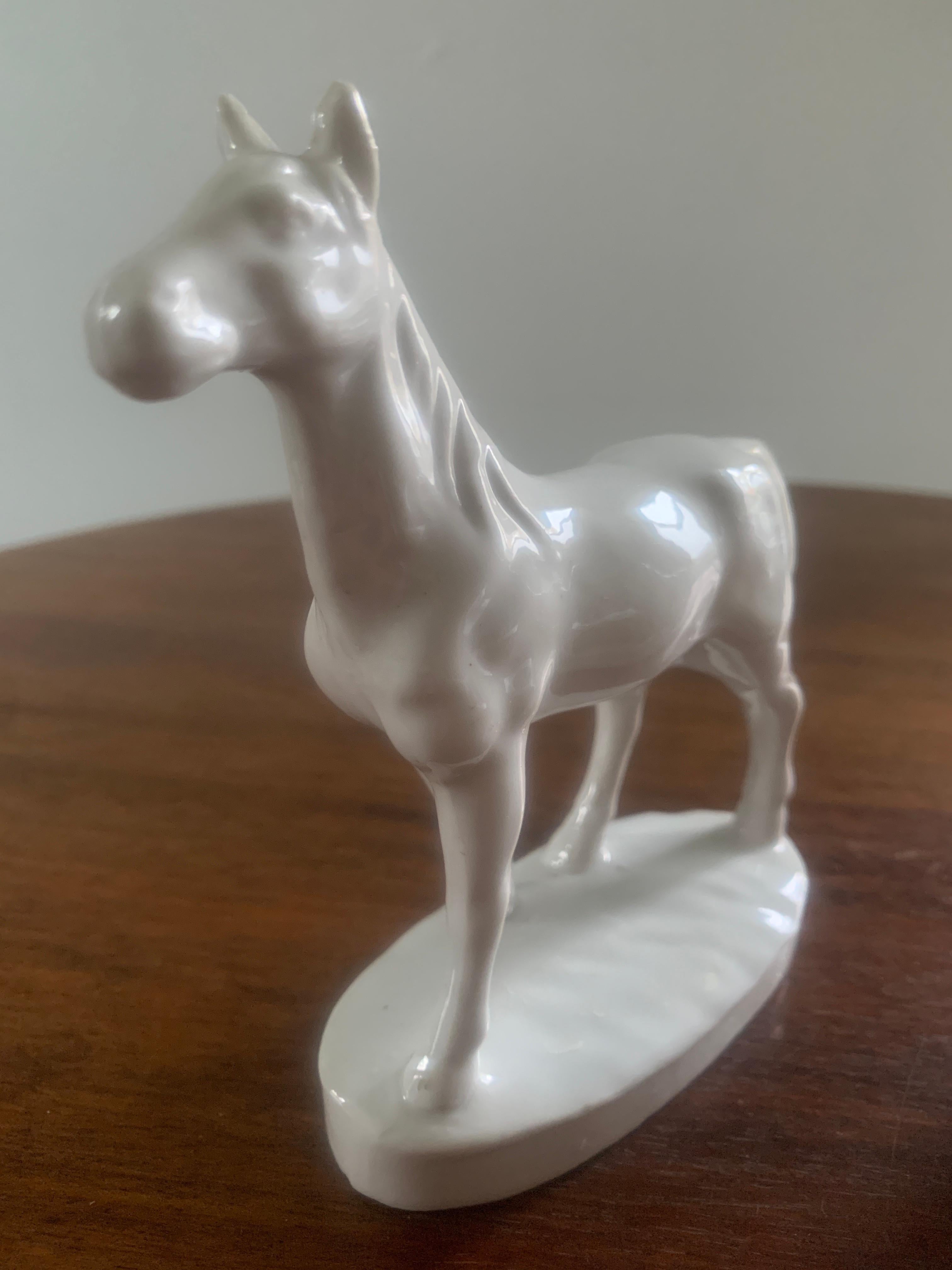 Vintage Porcelain Horses, a Pair 3