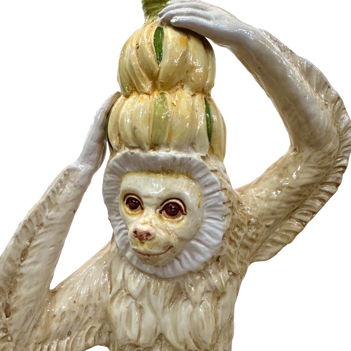 Lámpara mono de porcelana vintage Italiano en venta