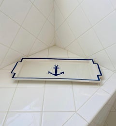 Vintage Porcelain Nautical Tray Made in France