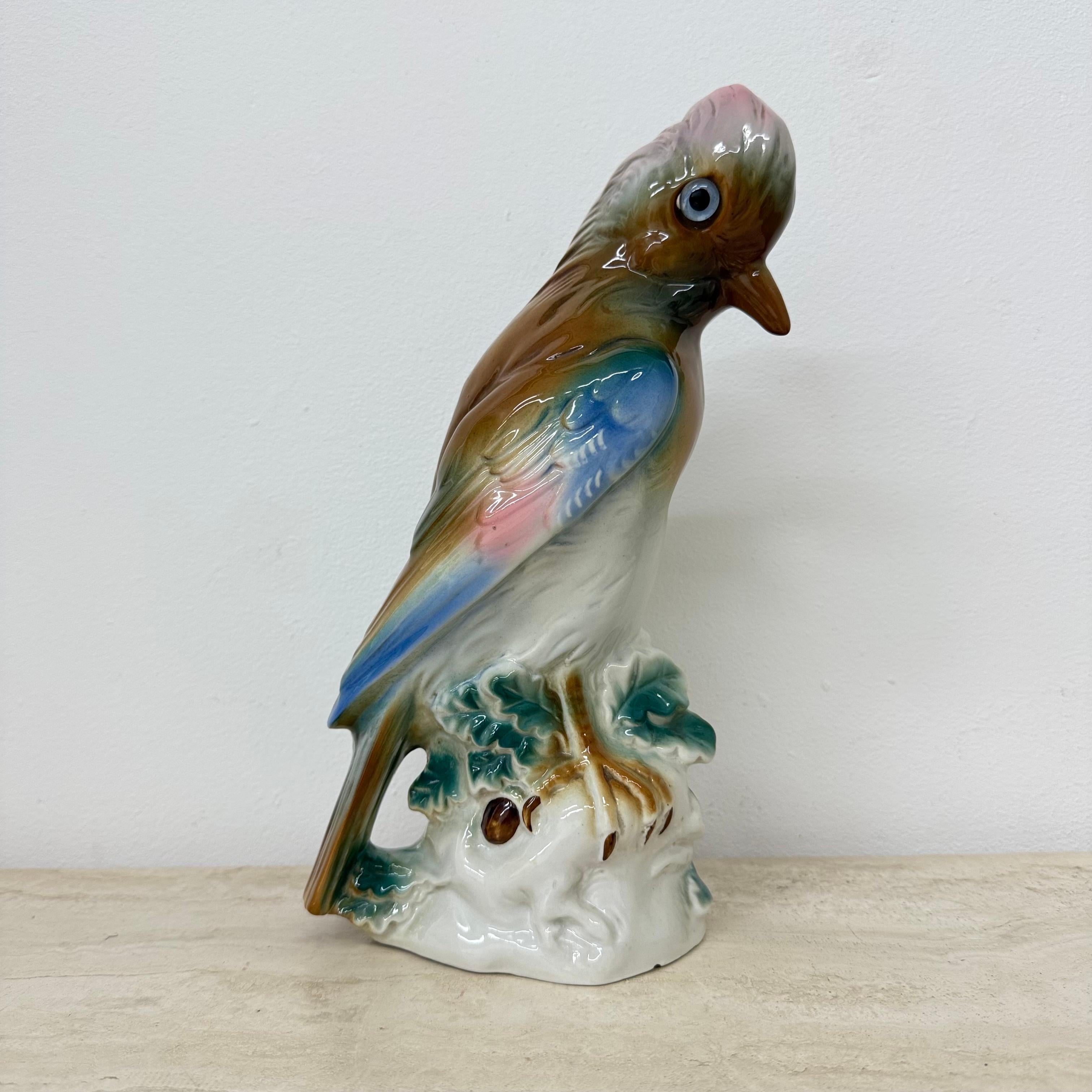 Lampe oiseau Parfume en porcelaine vintage, années 1950 en vente 6