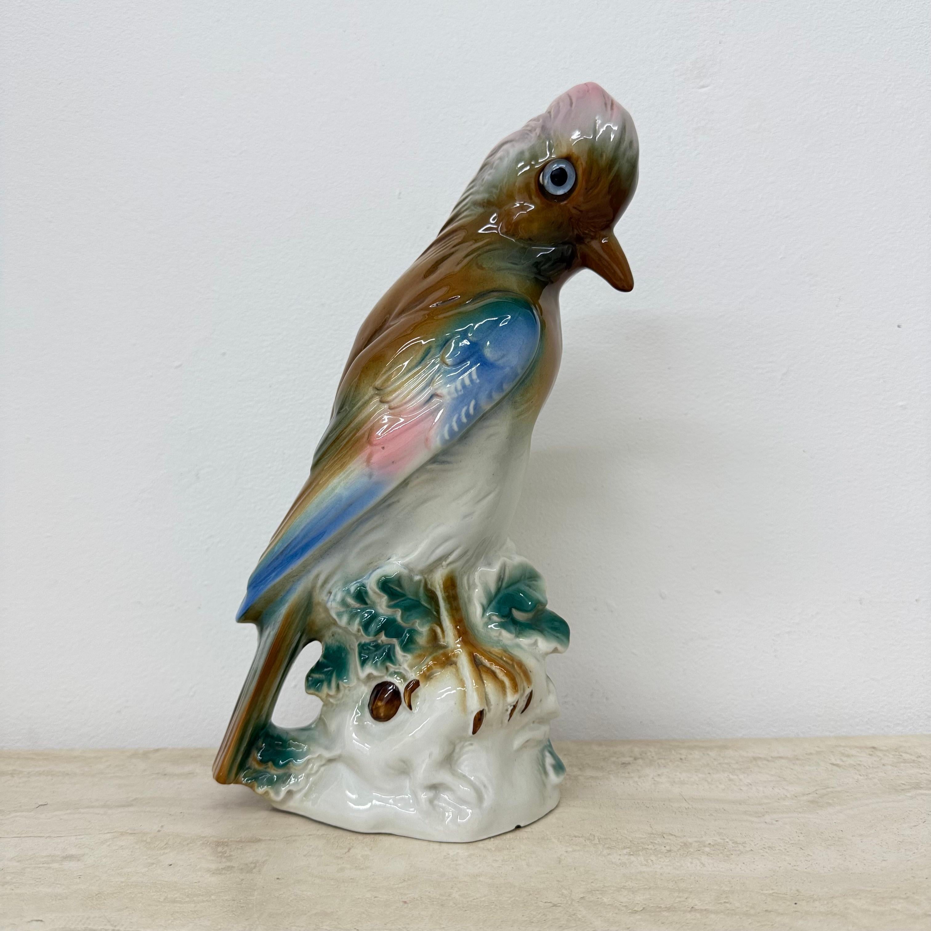Lampe oiseau Parfume en porcelaine vintage, années 1950 en vente 7