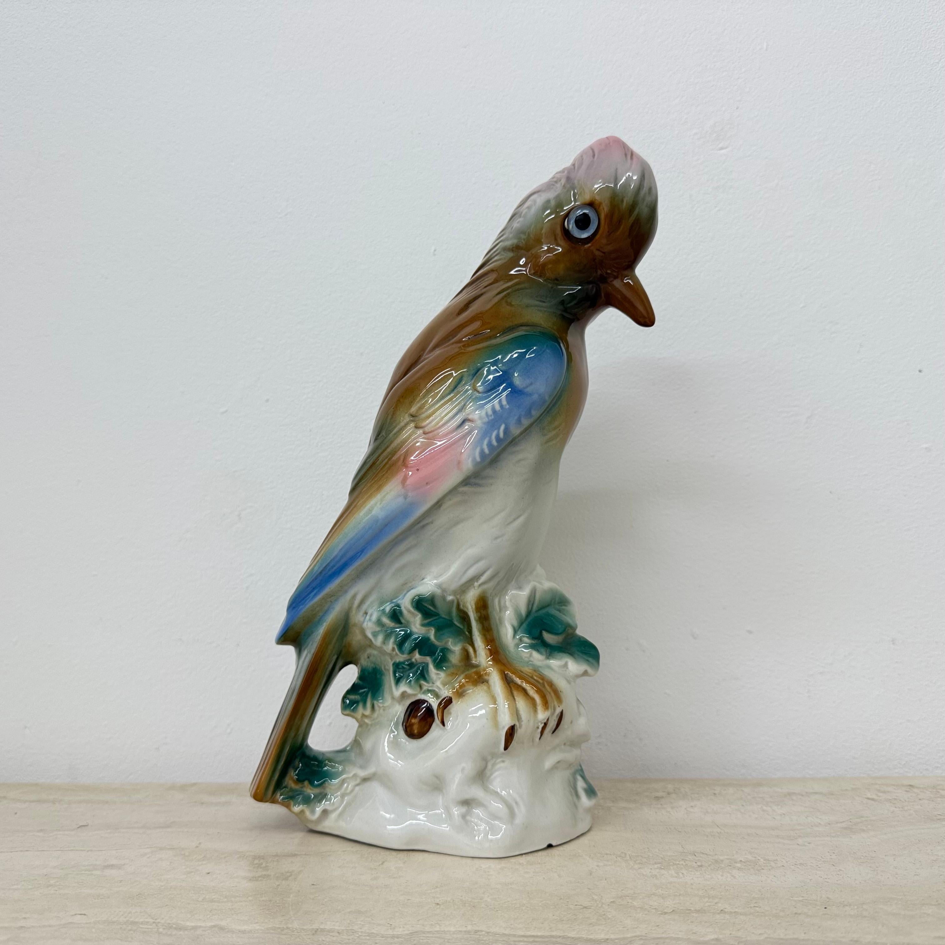 Lampe oiseau Parfume en porcelaine vintage, années 1950 en vente 8