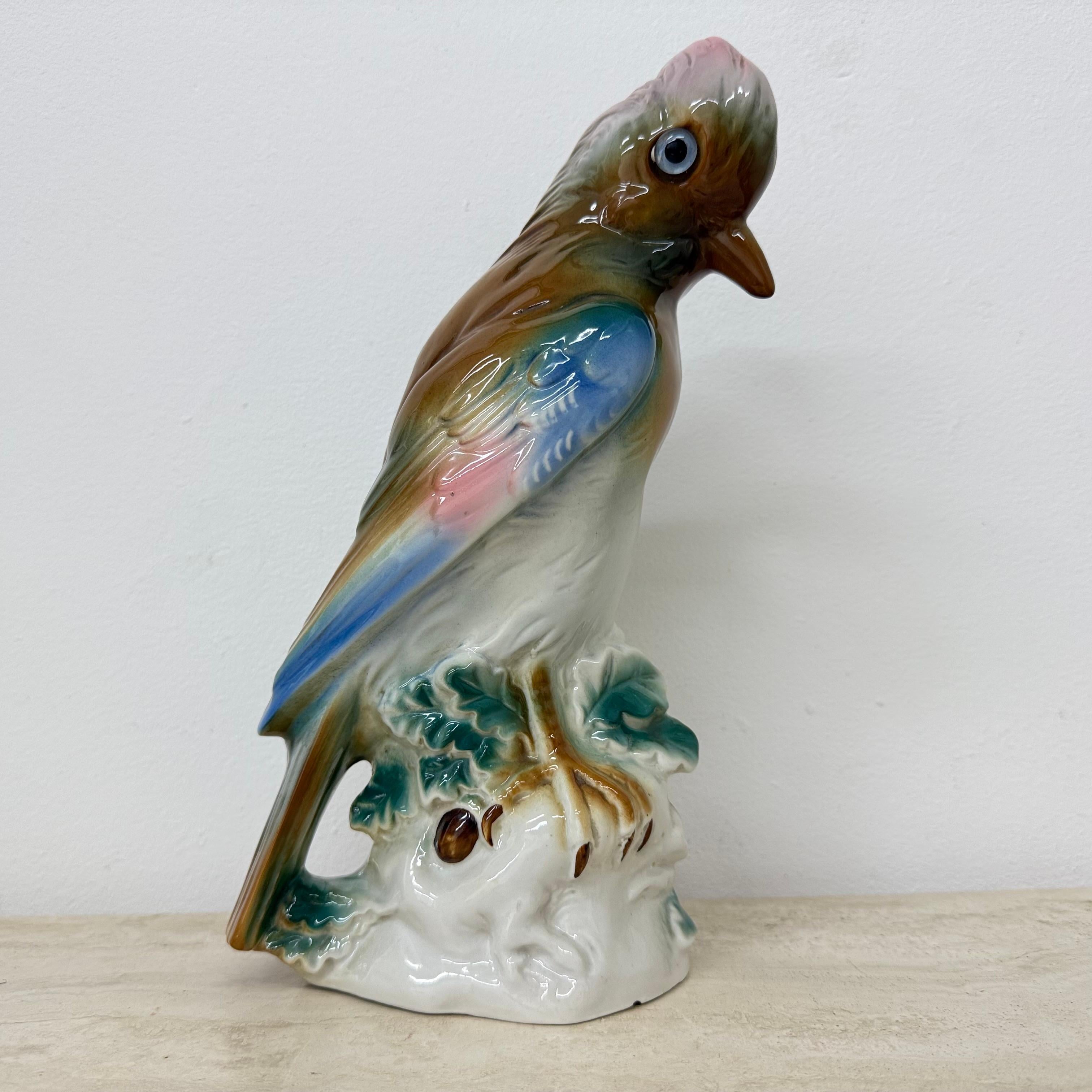 Lampe oiseau Parfume en porcelaine vintage, années 1950 en vente 9