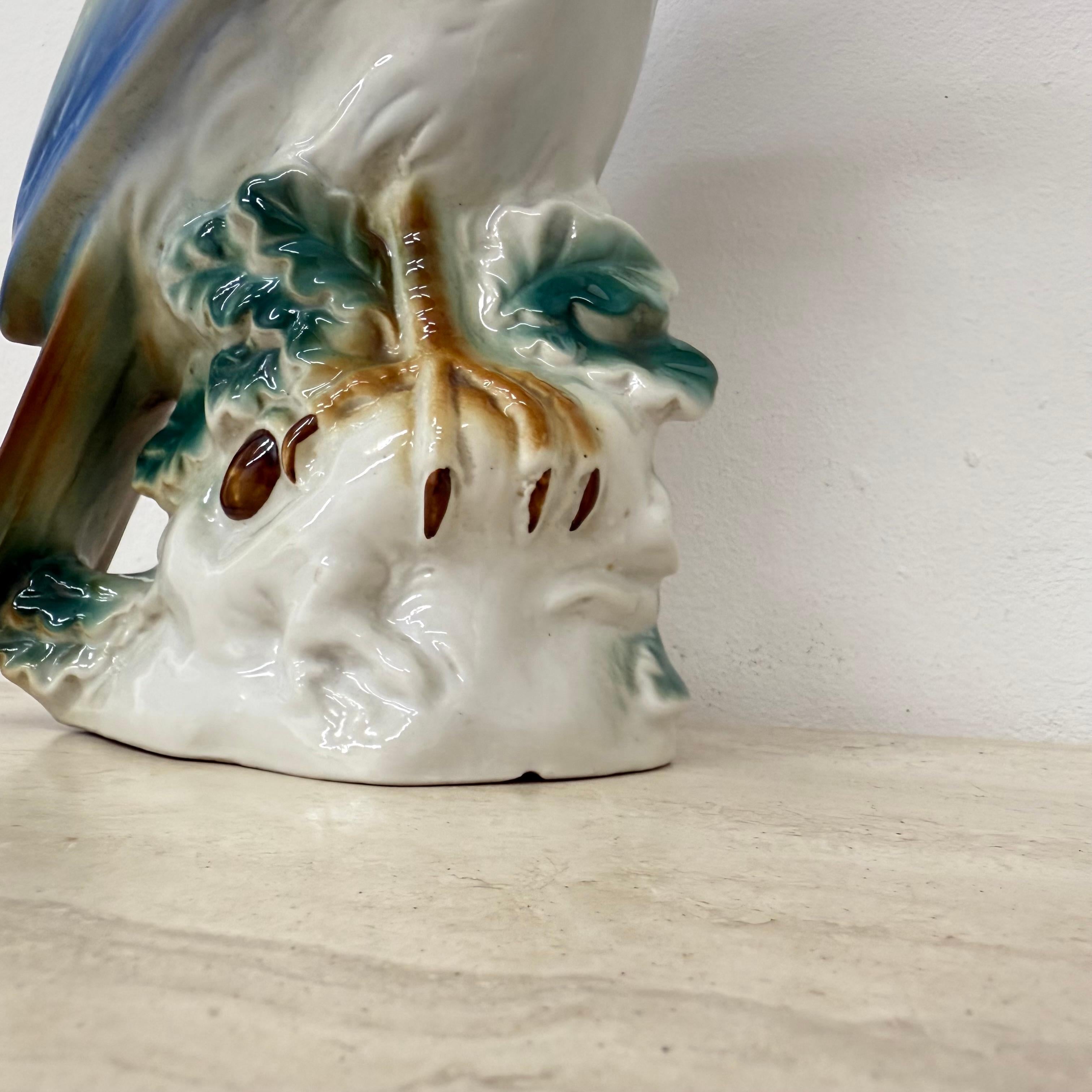 Lampe oiseau Parfume en porcelaine vintage, années 1950 en vente 10