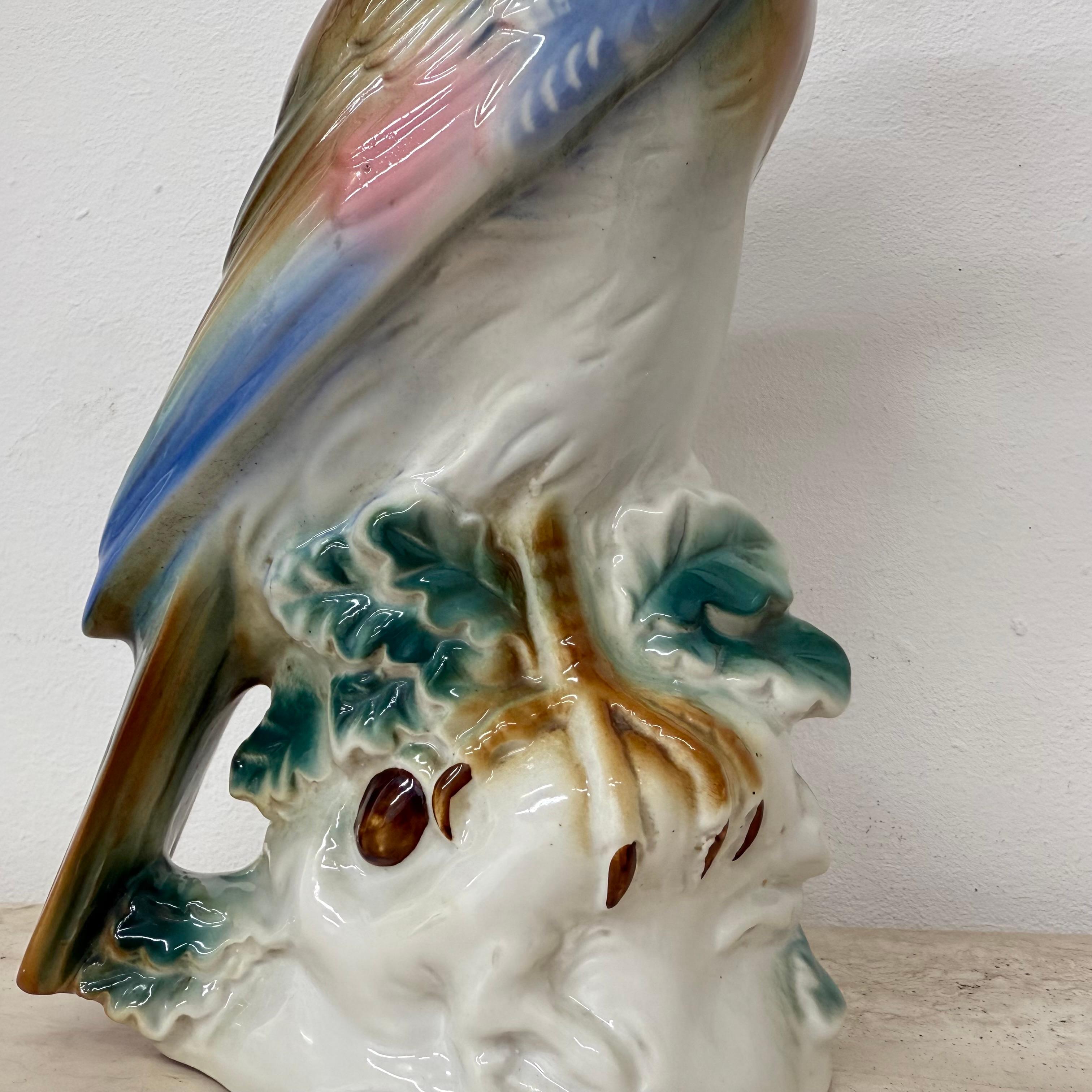 Lampe oiseau Parfume en porcelaine vintage, années 1950 en vente 11