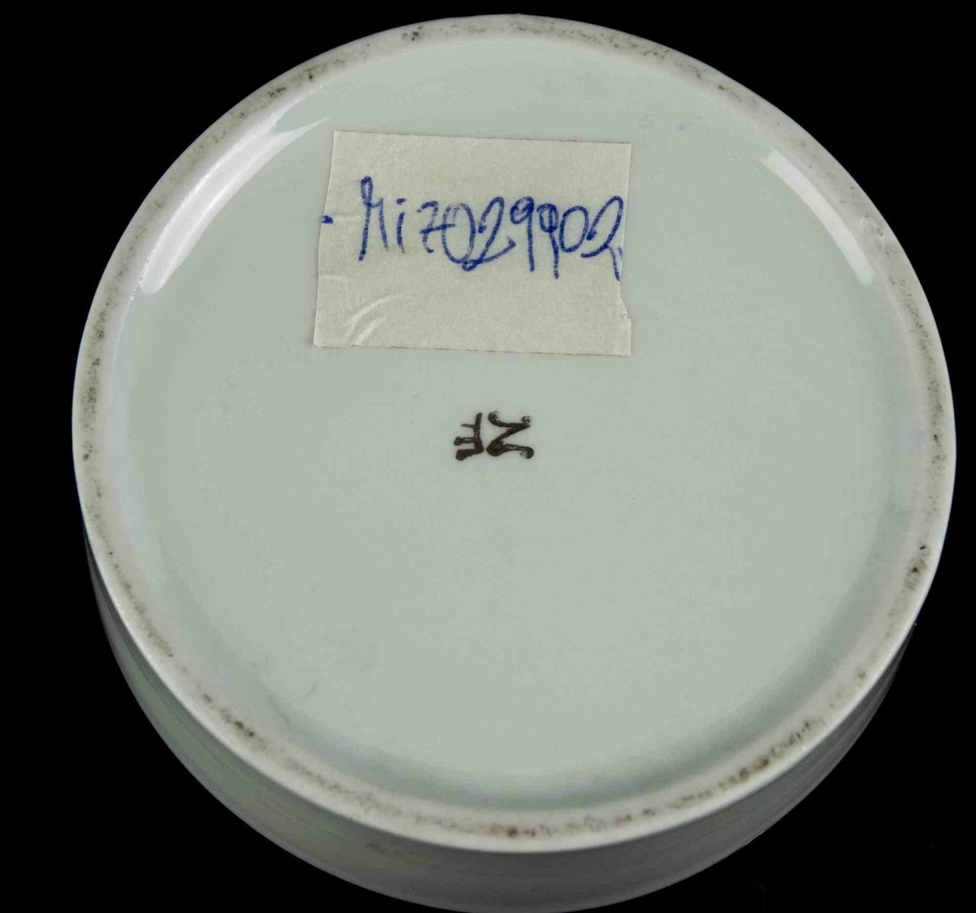 Étui à bijoux vintage en porcelaine, Italie, milieu du 20e siècle Bon état - En vente à Roma, IT