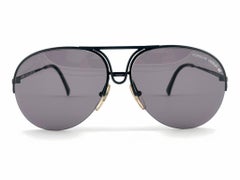 Vintage Porsche Design 5627 90 Medium Size Shield Yoko Ono Sunglasses, 1980s