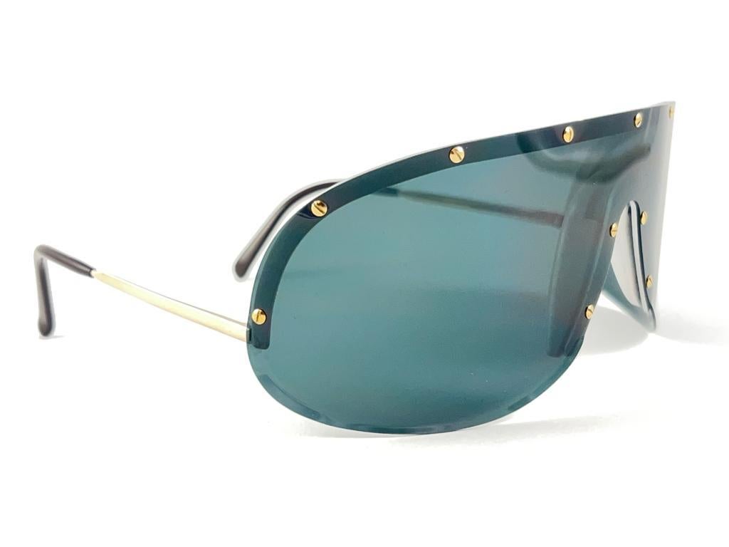 Kleine Vintage-Sonnenbrille Porsche Design 5640 41 mit Schild Yoko Ono, 1980er Jahre für Damen oder Herren im Angebot