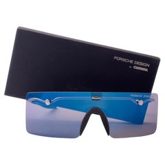 Vintage Porsche Design 5693 70 Silver Foldable Flat Light Sunglasses 1990s