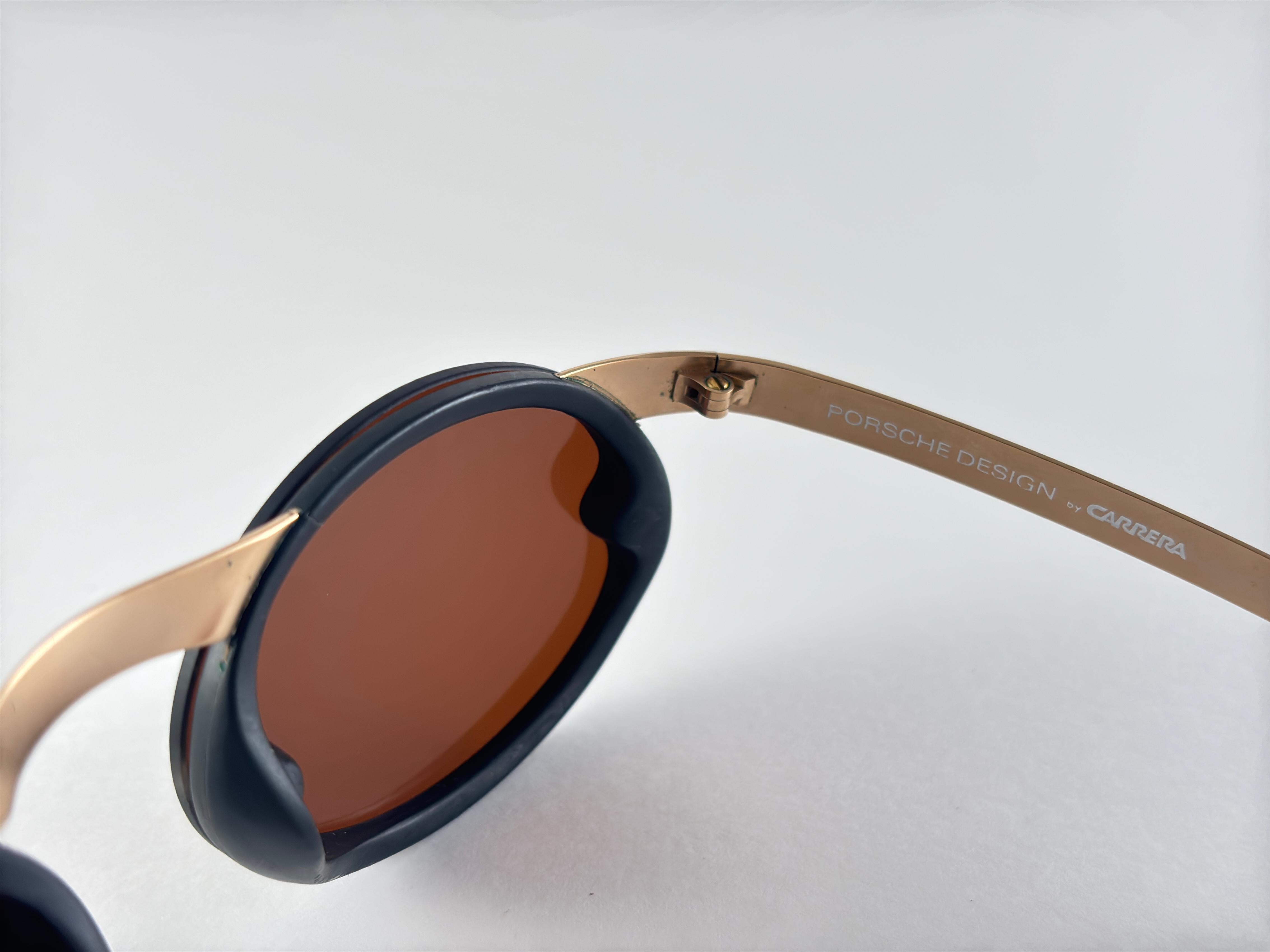 Vintage Porsche Design 5694 40 Gold Matte Magnetische Sonnenbrille Österreich im Angebot 4
