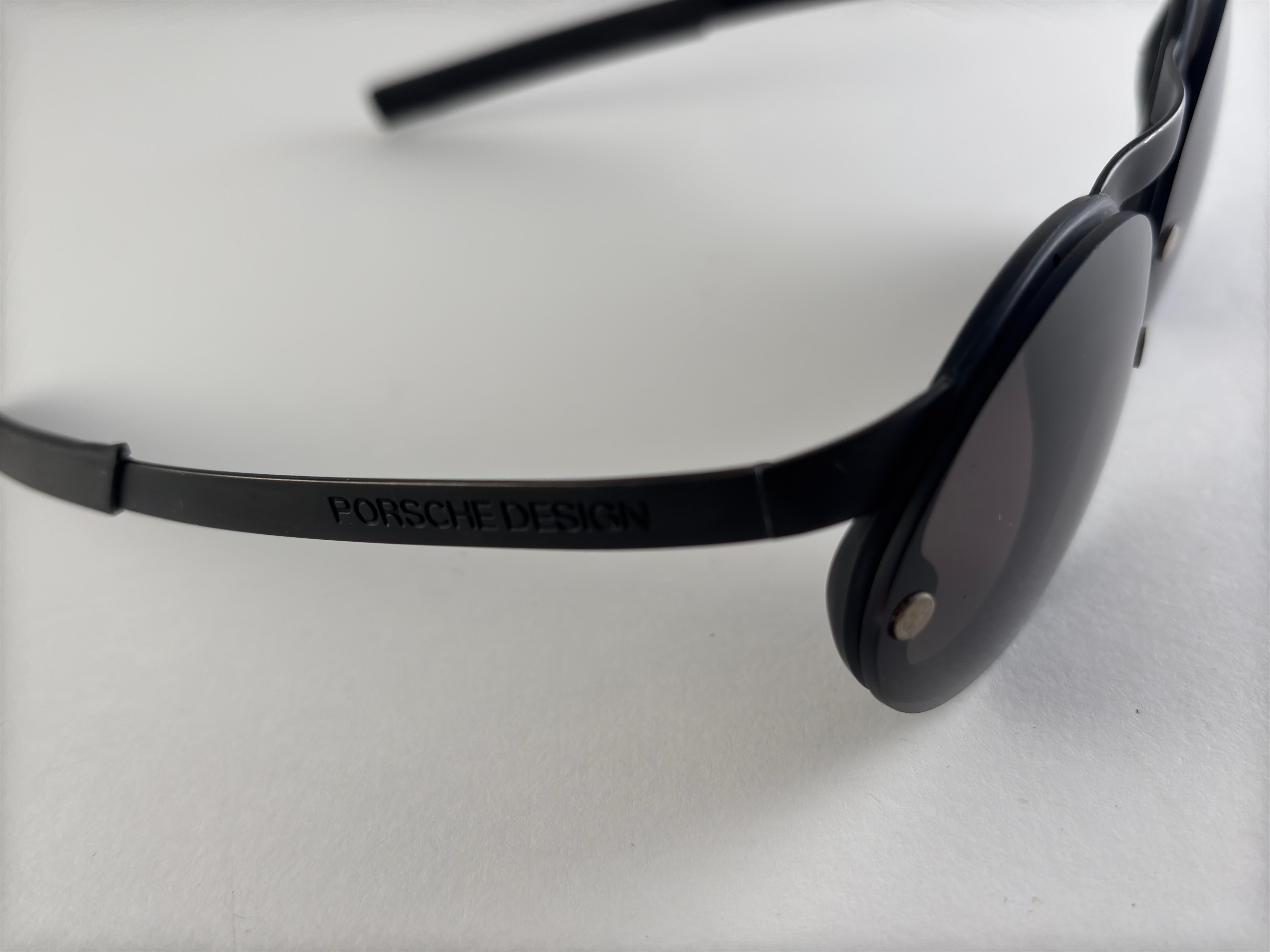 Vintage Porsche Design 5694 Schwarz Matt Magnetische Sonnenbrille Österreich für Damen oder Herren im Angebot