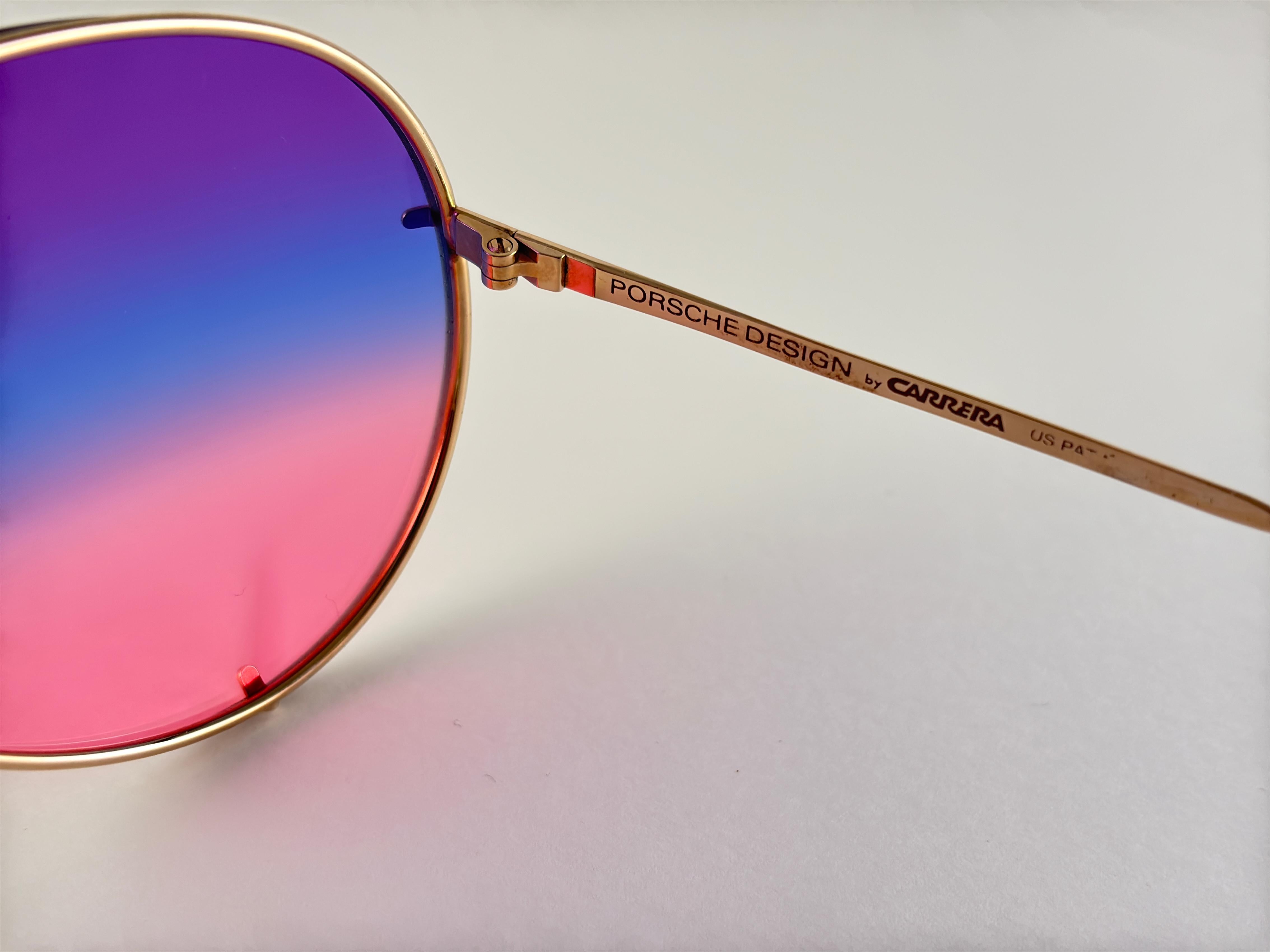 Vintage Porsche Design By Carrera 5621  Gold Large Sonnenbrille Österreich für Damen oder Herren im Angebot