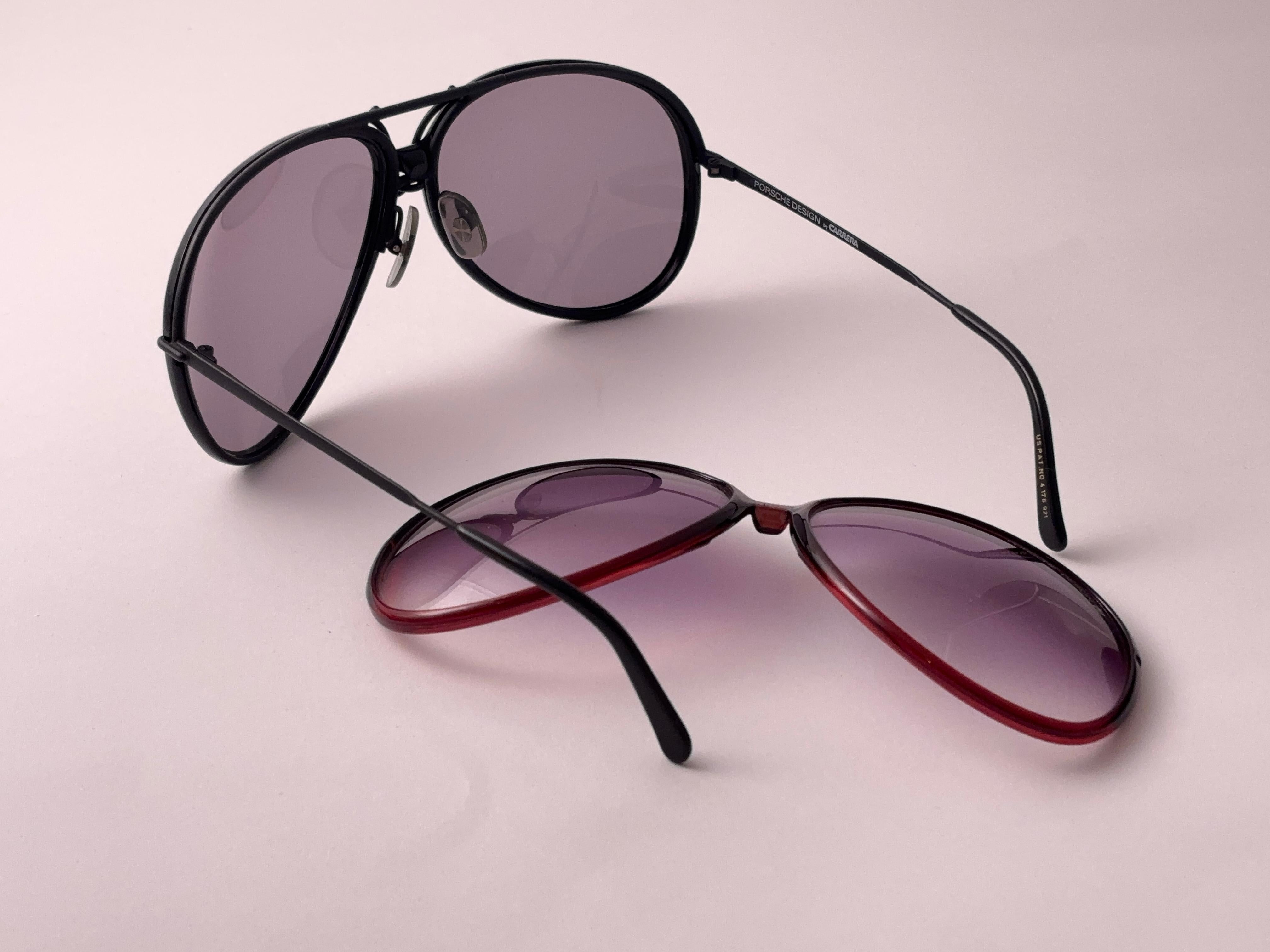 Vintage Porsche Design By Carrera 5632 Große 2 Fronten Sonnenbrille Österreich im Zustand „Hervorragend“ im Angebot in Baleares, Baleares