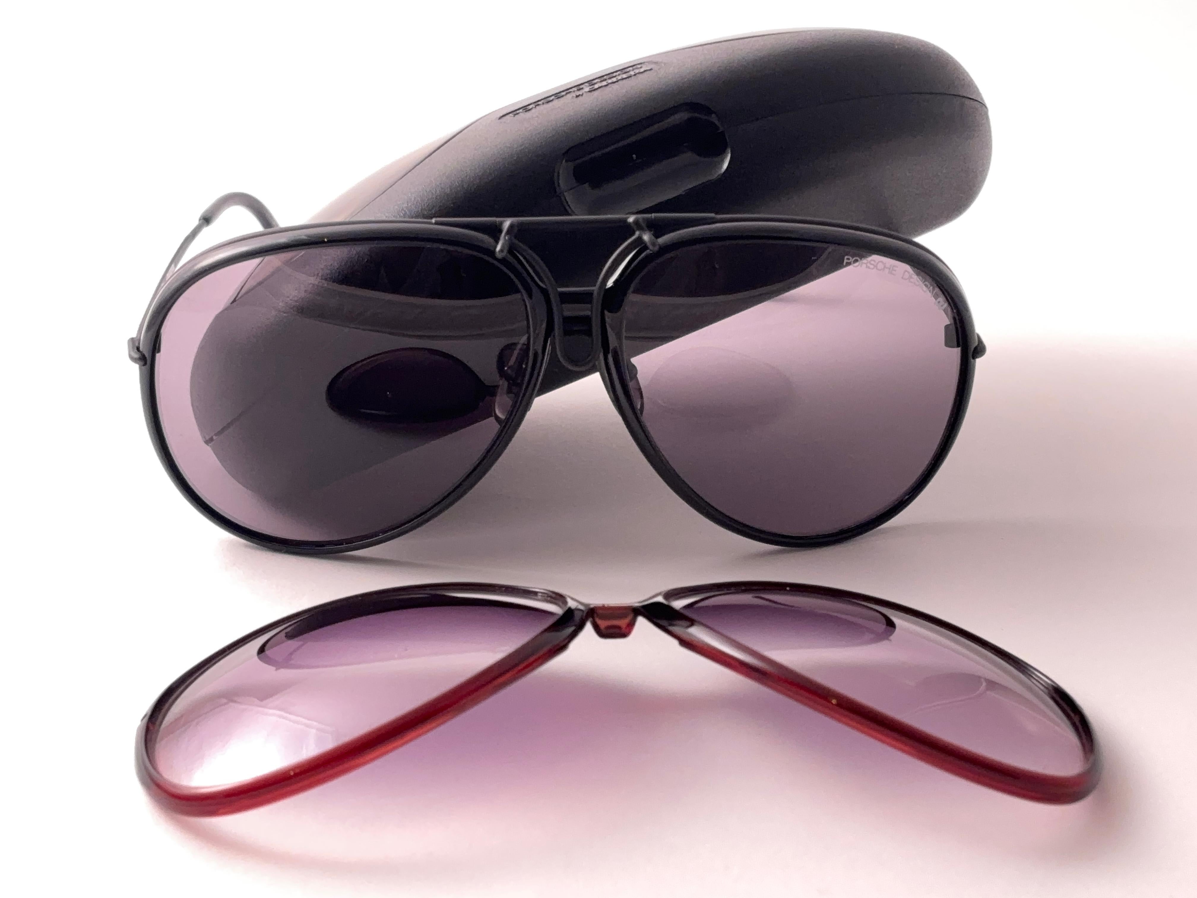 Vintage Porsche Design By Carrera 5632 Große 2 Fronten Sonnenbrille Österreich im Angebot 4