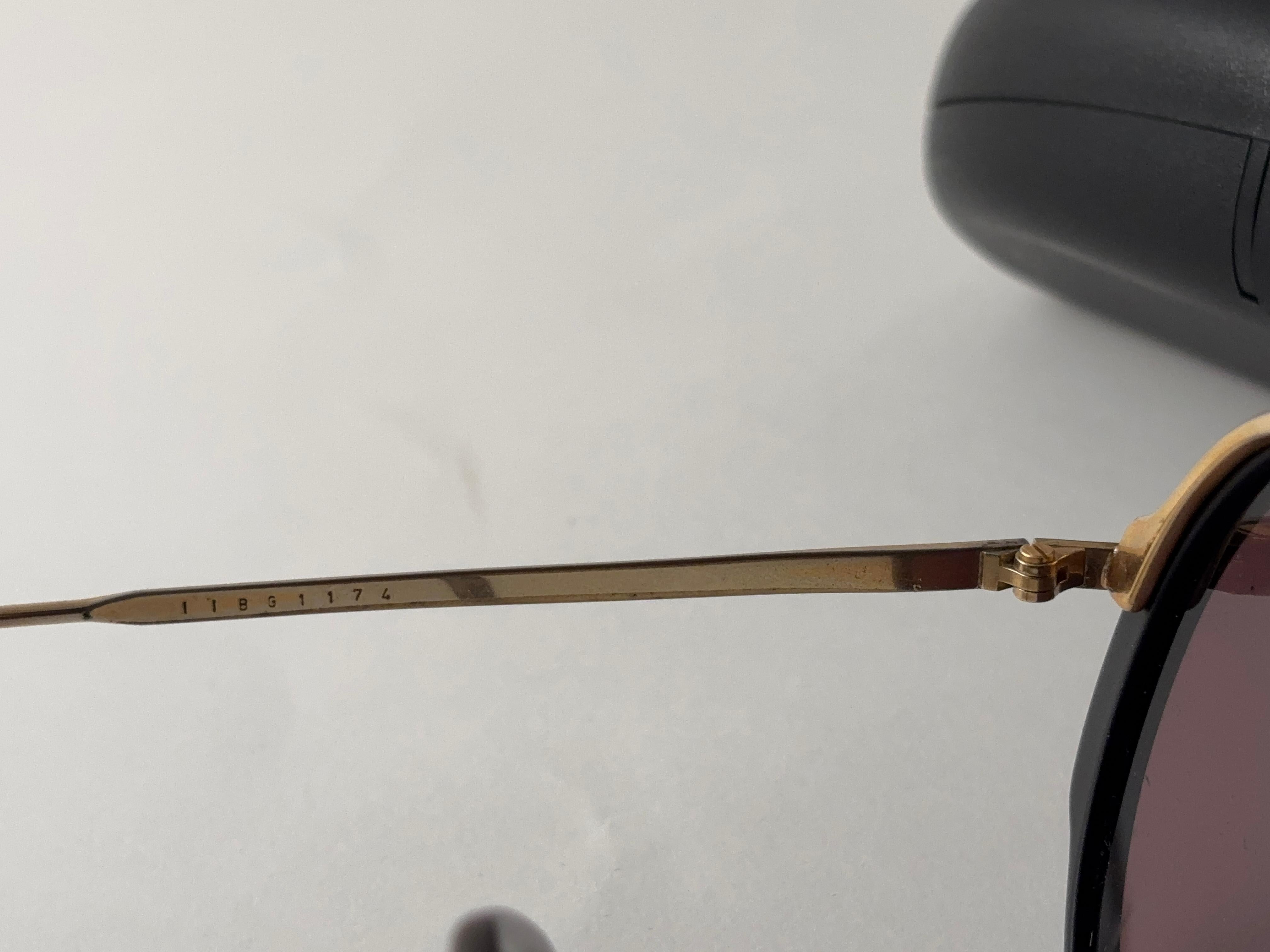 Lunettes de soleil vintage Porsche Design/One 5659 Large 3 Fronts Design Autriche en vente 2