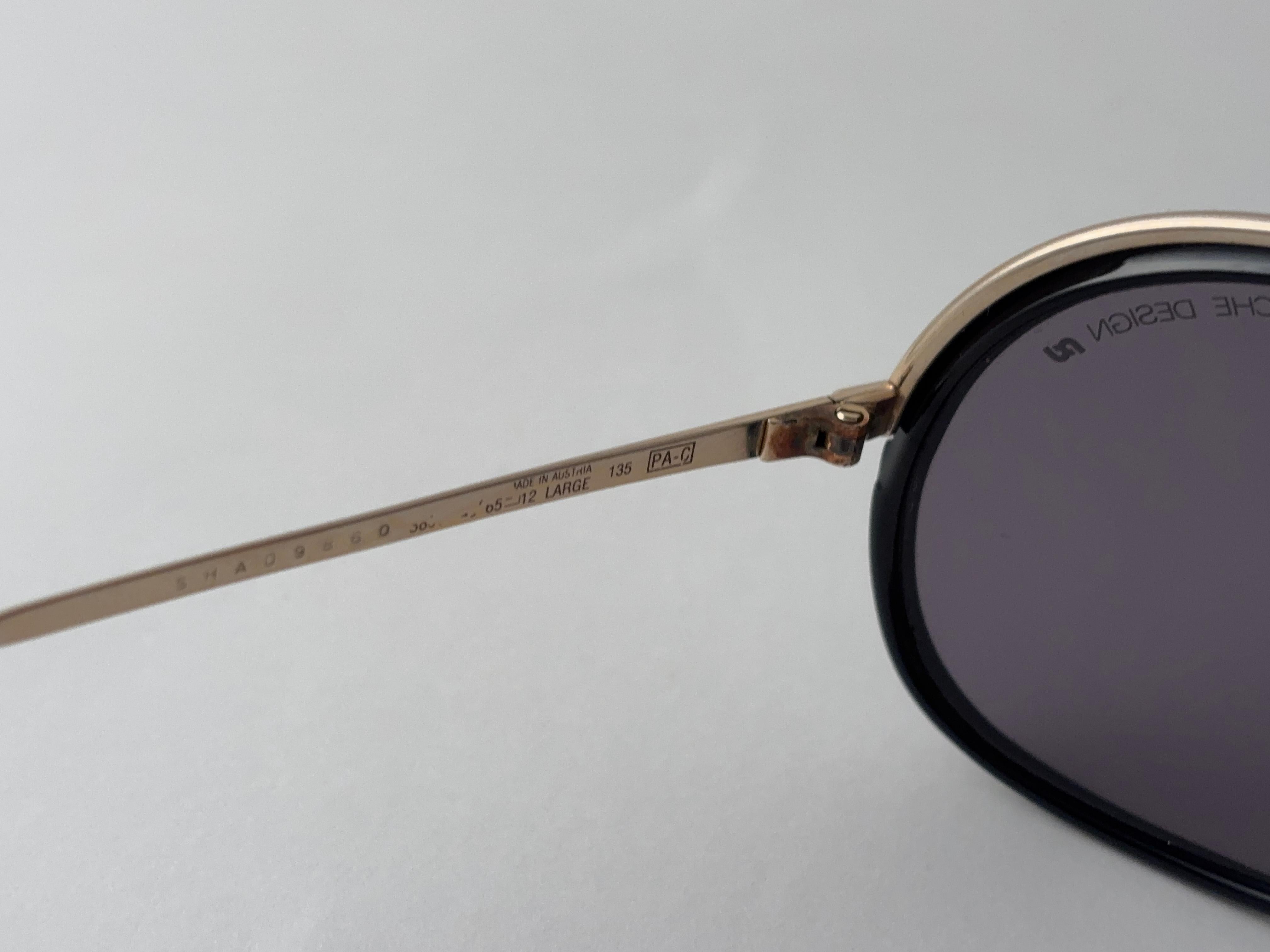 Vintage Porsche Design 5631 Large Interchangeable Half Frame Sunglasses For Sale 1