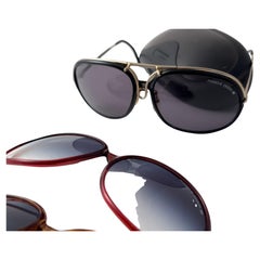 Gafas de sol de media montura intercambiables Vintage Porsche Design By Carrera