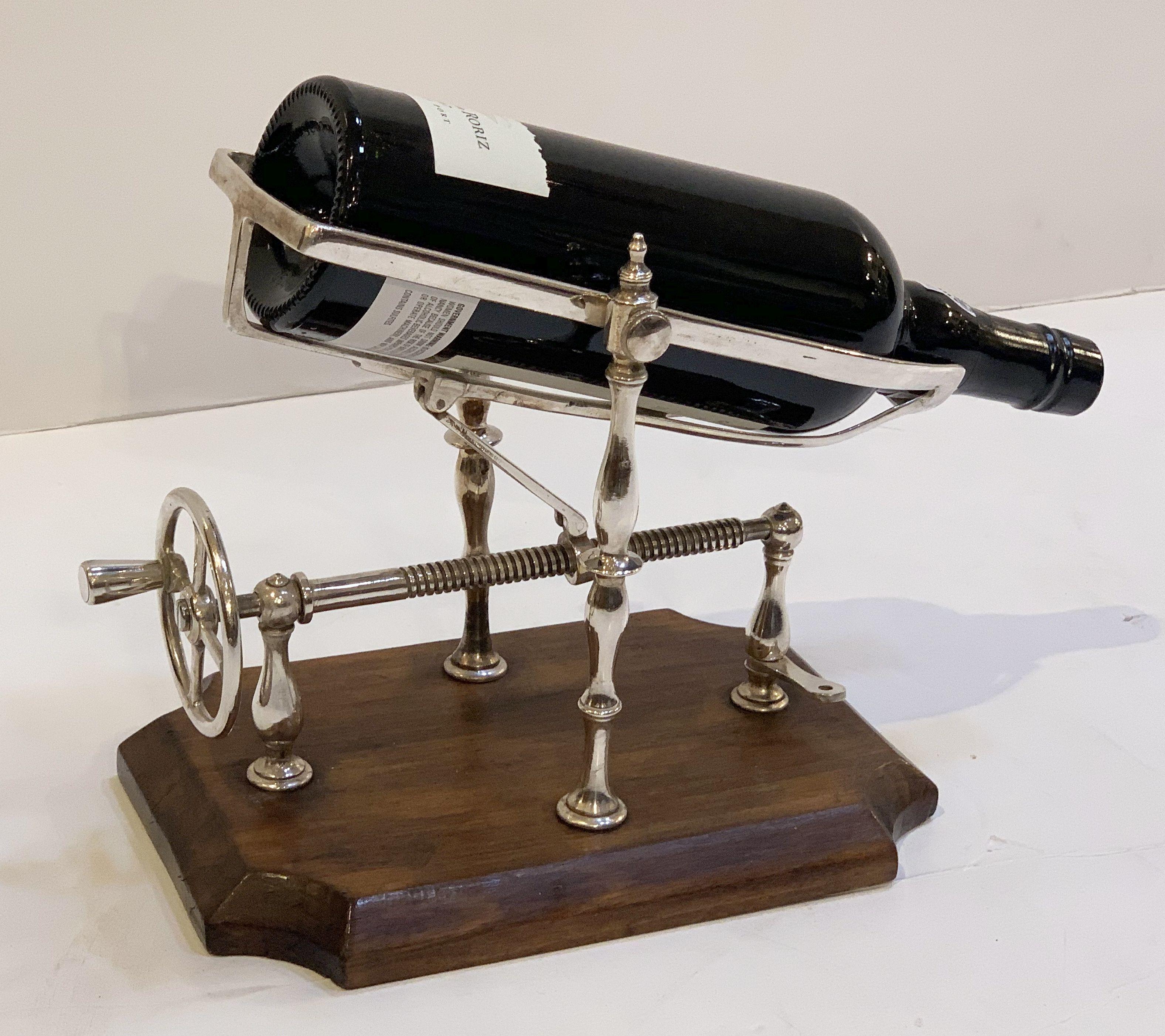 Vintage Port Decanting Cradle or Wine Bottle Pourer from England 1