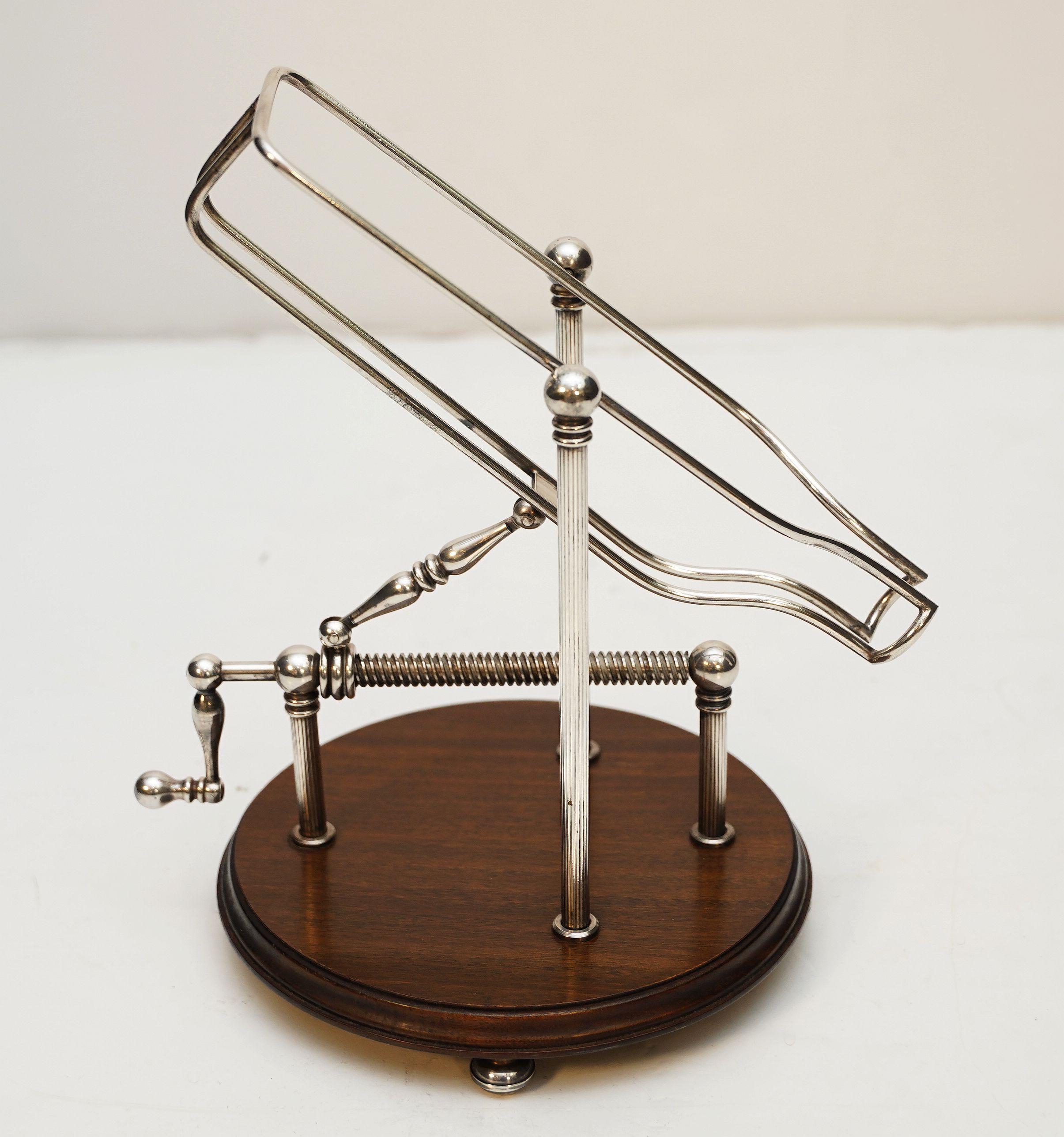 Vintage Port Decanting Cradle or Wine Bottle Pourer from England 1