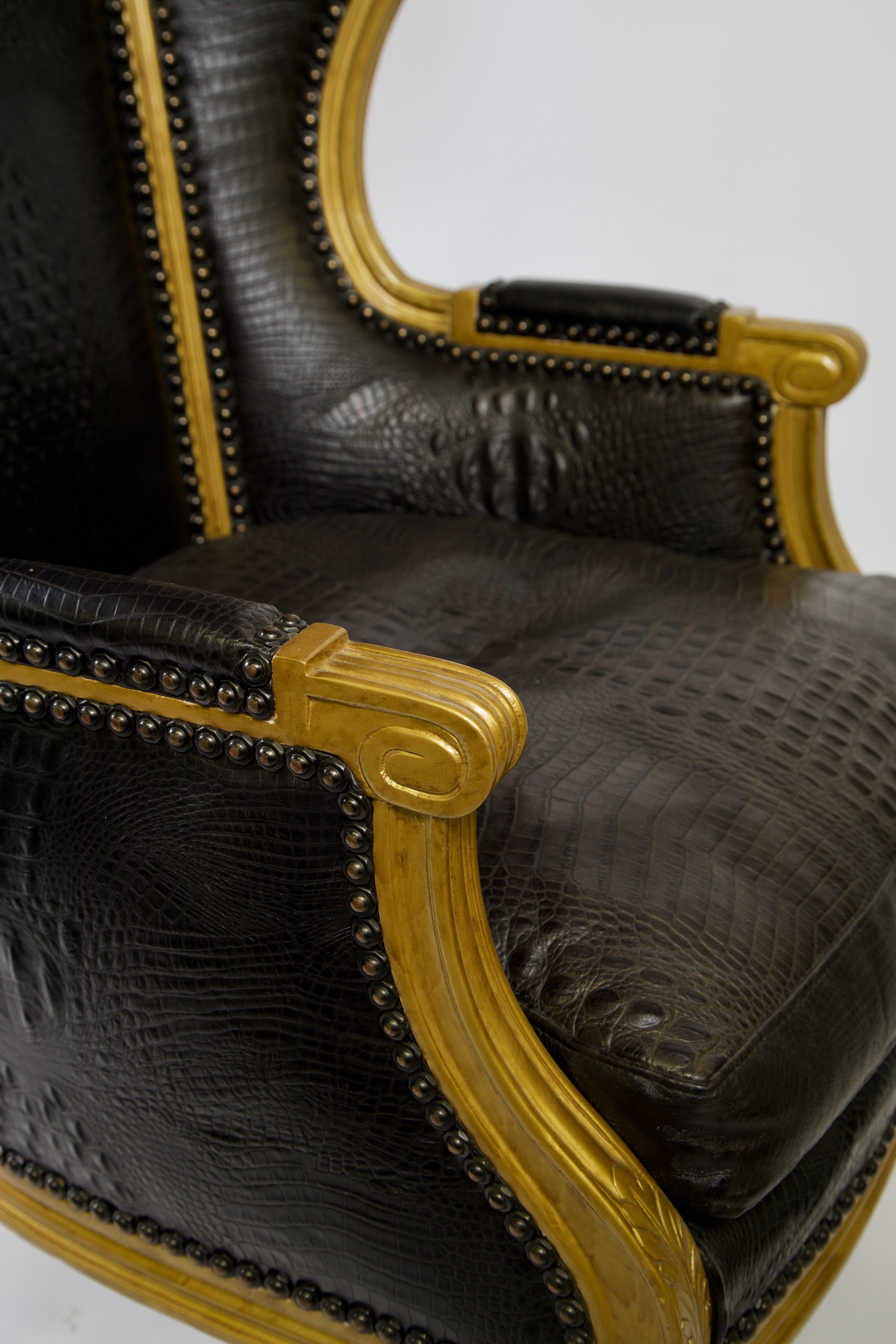 Louis XV Vintage Porter Chair For Sale