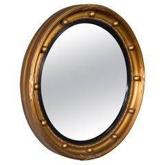 Vintage Porthole Mirror, English, Decorative, Hall, Lounge, Regency Revival