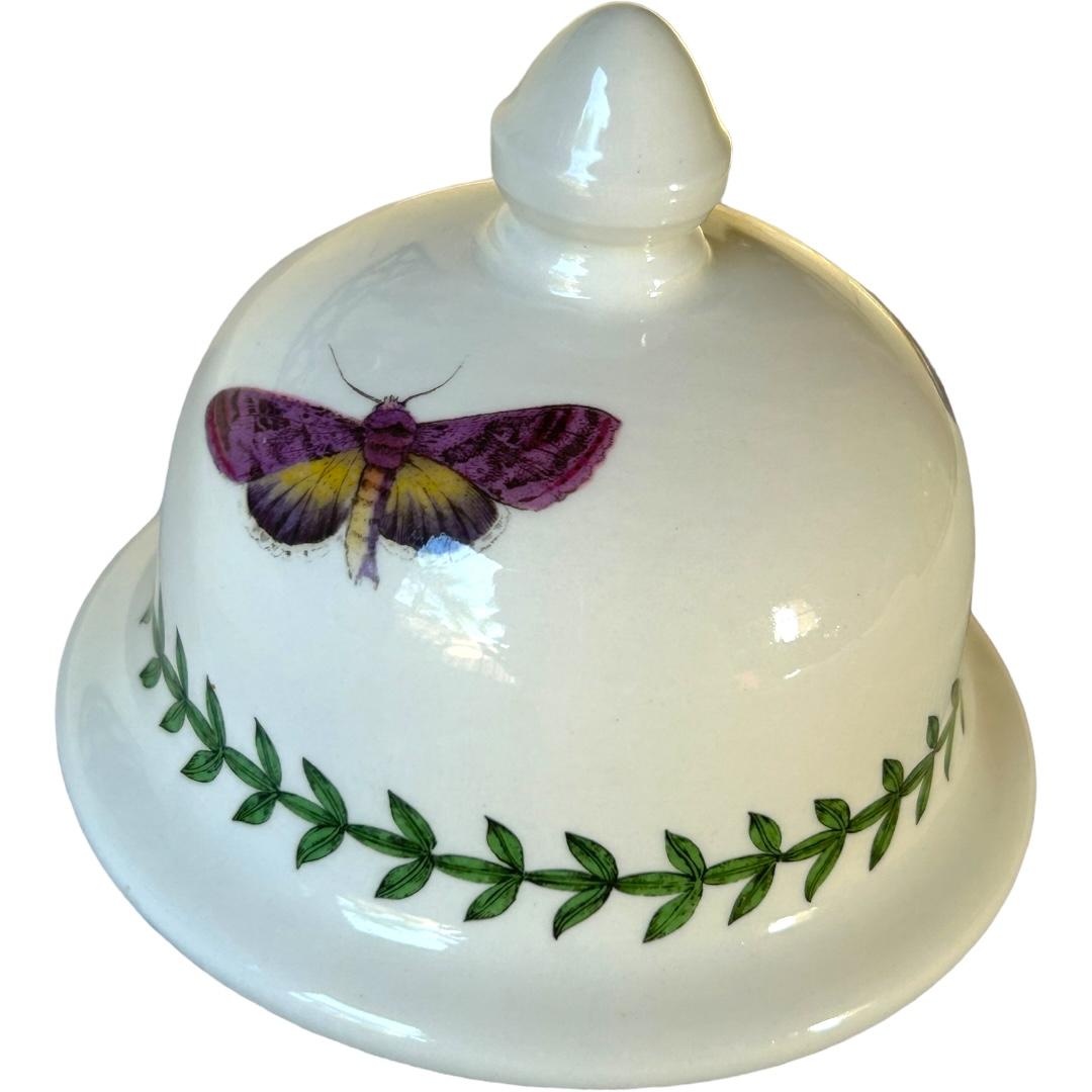 Vintage Portmeirion Botanical Garden “Peony” Porcelain Ginger Jar In Good Condition For Sale In Naples, FL