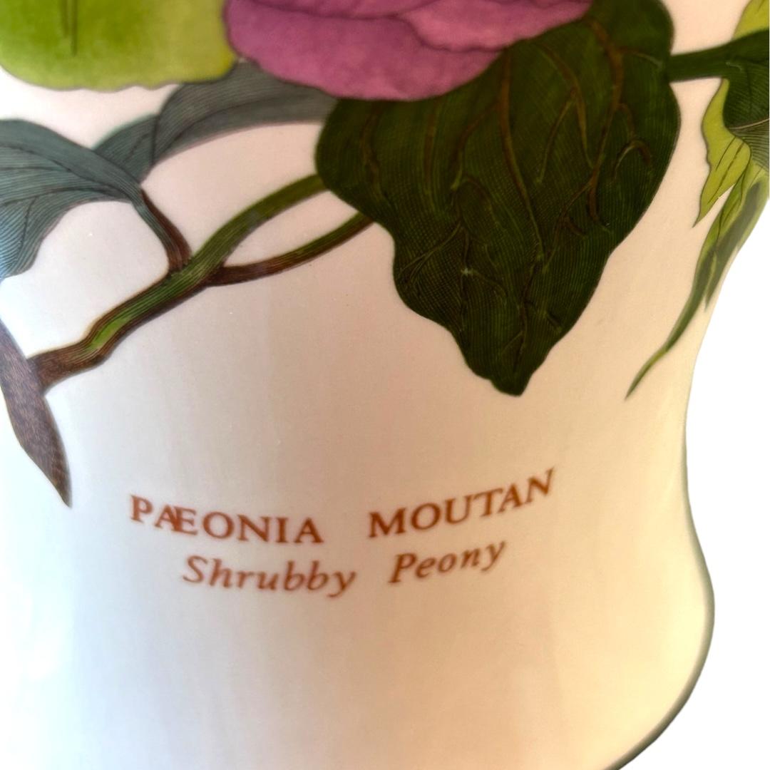 Vintage Portmeirion Botanical Garden “Peony” Porcelain Ginger Jar For Sale 1