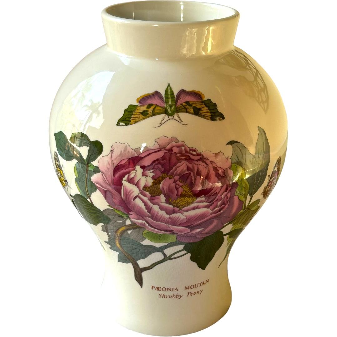 Vintage Portmeirion Botanical Garden “Peony” Porcelain Ginger Jar For Sale 2