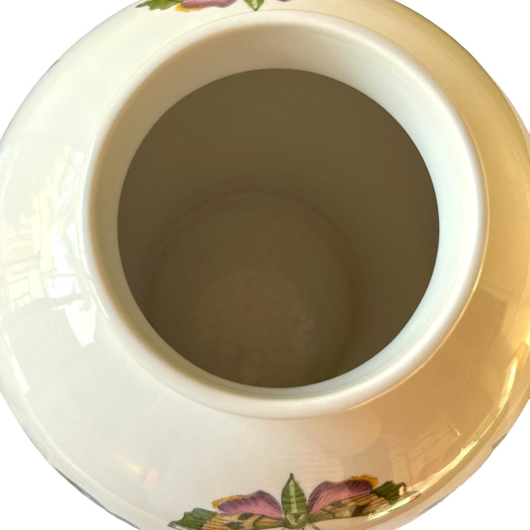 Vintage Portmeirion Botanical Garden “Peony” Porcelain Ginger Jar For Sale 3