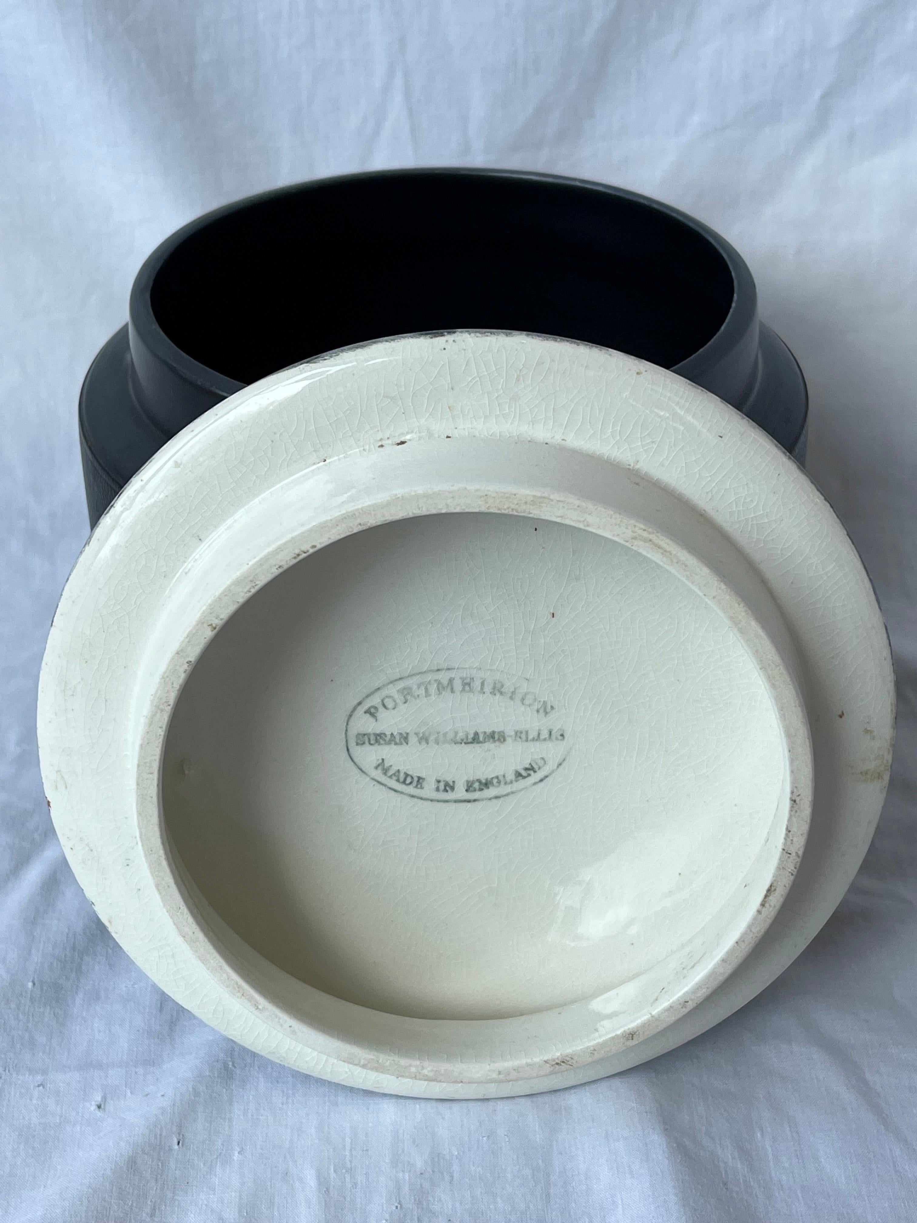 Ceramic Vintage Portmeirion Lidded Tobacco Jar Comroy's of London Susan Williams Ellis