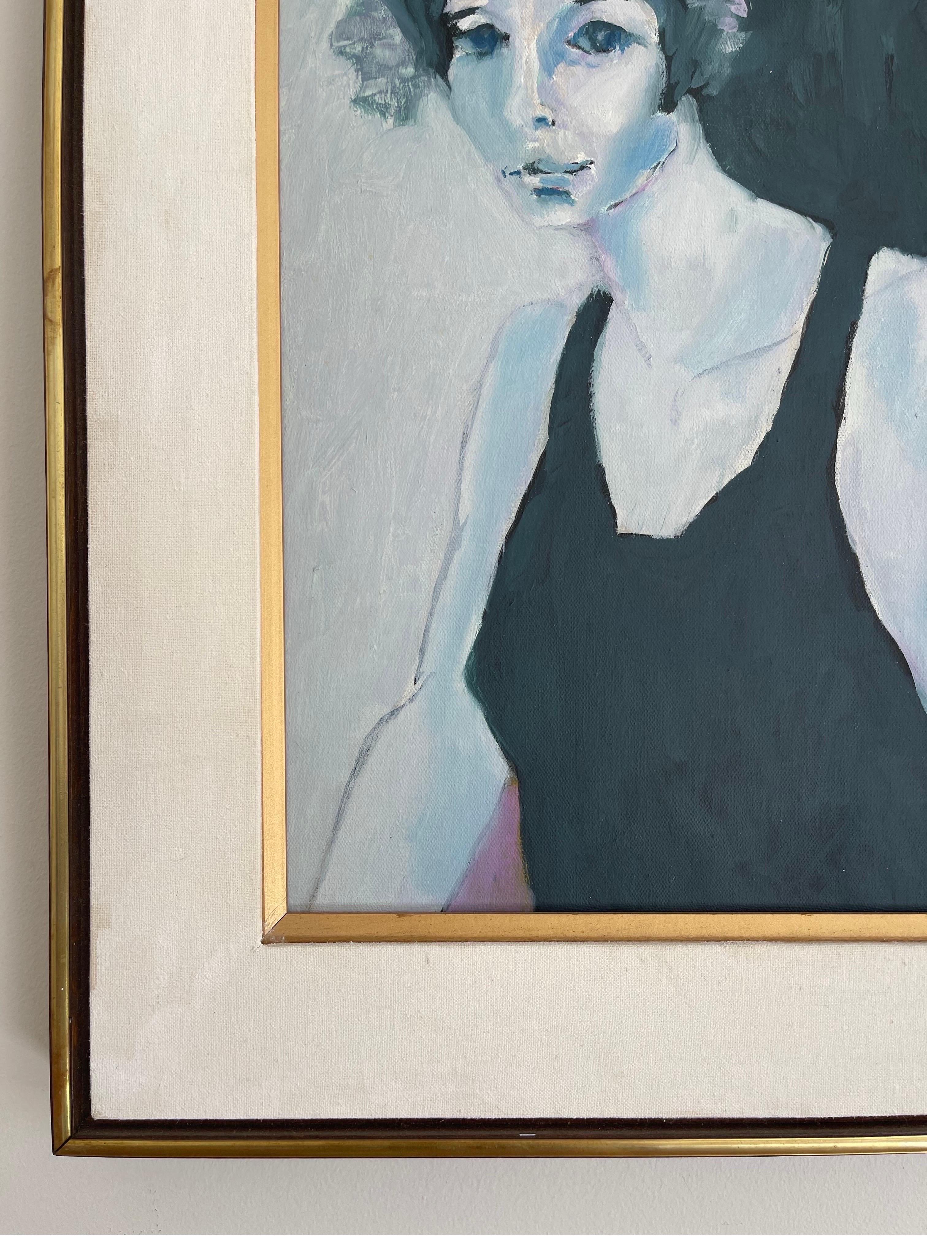 Late 20th Century Vintage Portrait by Donald K Ryan  For Sale