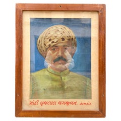 Retro Portrait of an Indian donor