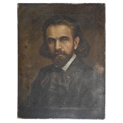 Vintage Portrait of B J Palmer Print