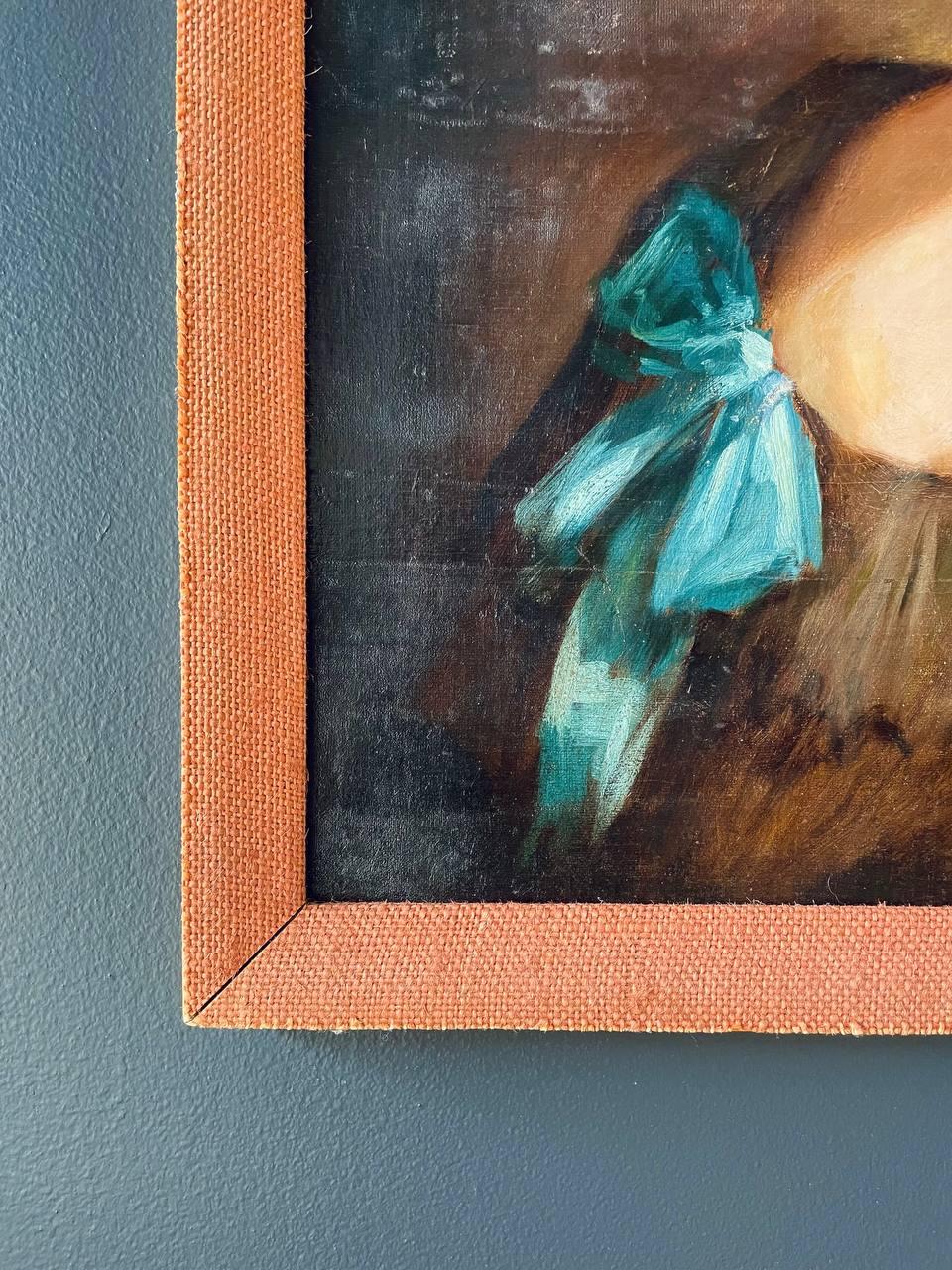 Pintura Vintage Retrato de mujer en Bueno estado para la venta en Los Angeles, CA