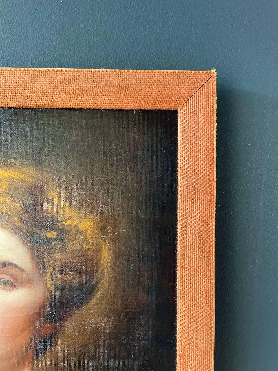 Pintura Vintage Retrato de mujer Lienzo en venta