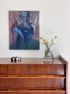 Vintage Portrait Oil Painting by Donald K Ryan