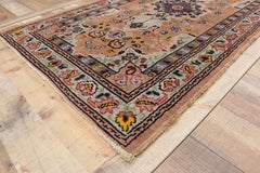 Vintage Portuguese Accent Rug with Traditional Style