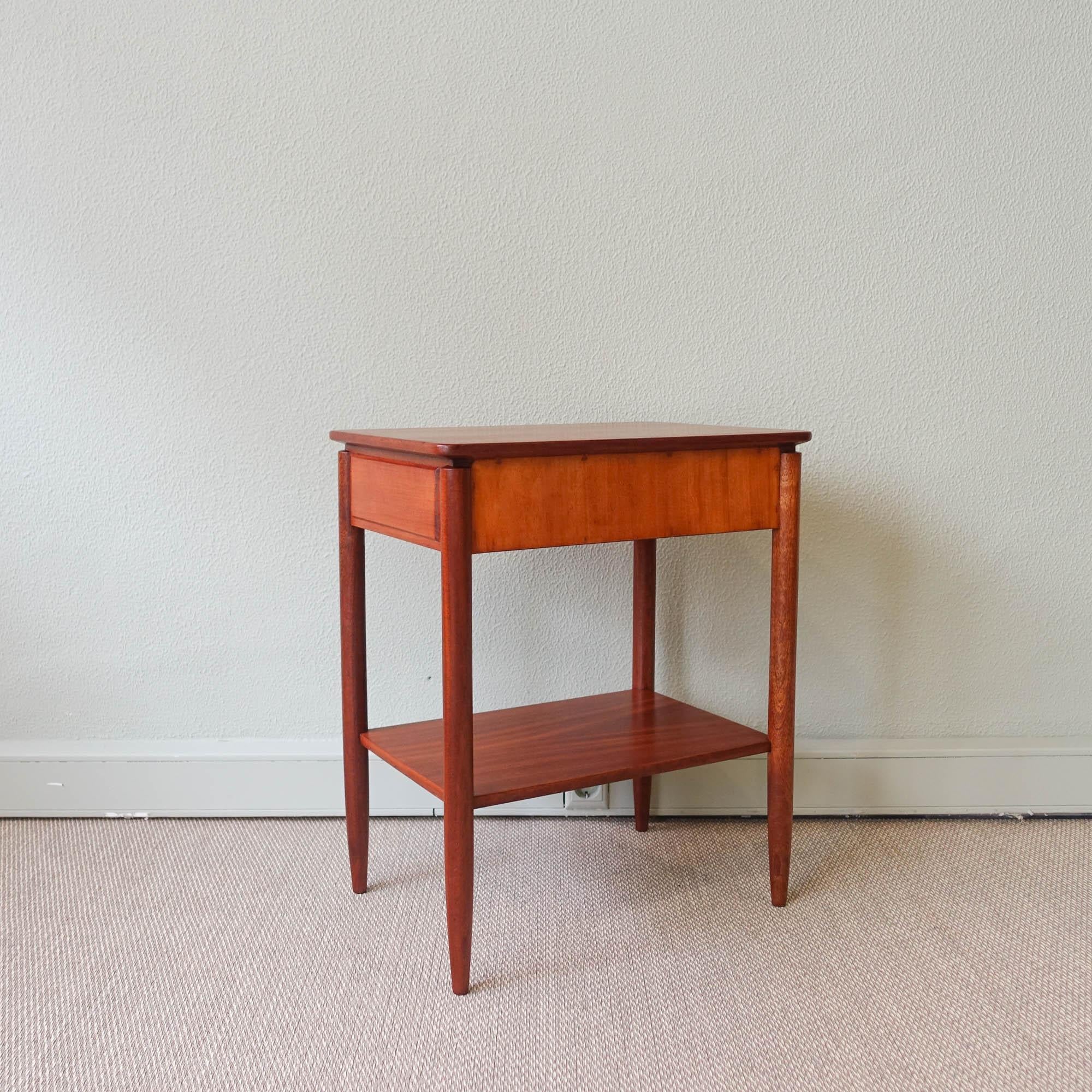 Mid-20th Century Vintage Portuguese Bedside Table by Móveis Olaio, 1960's