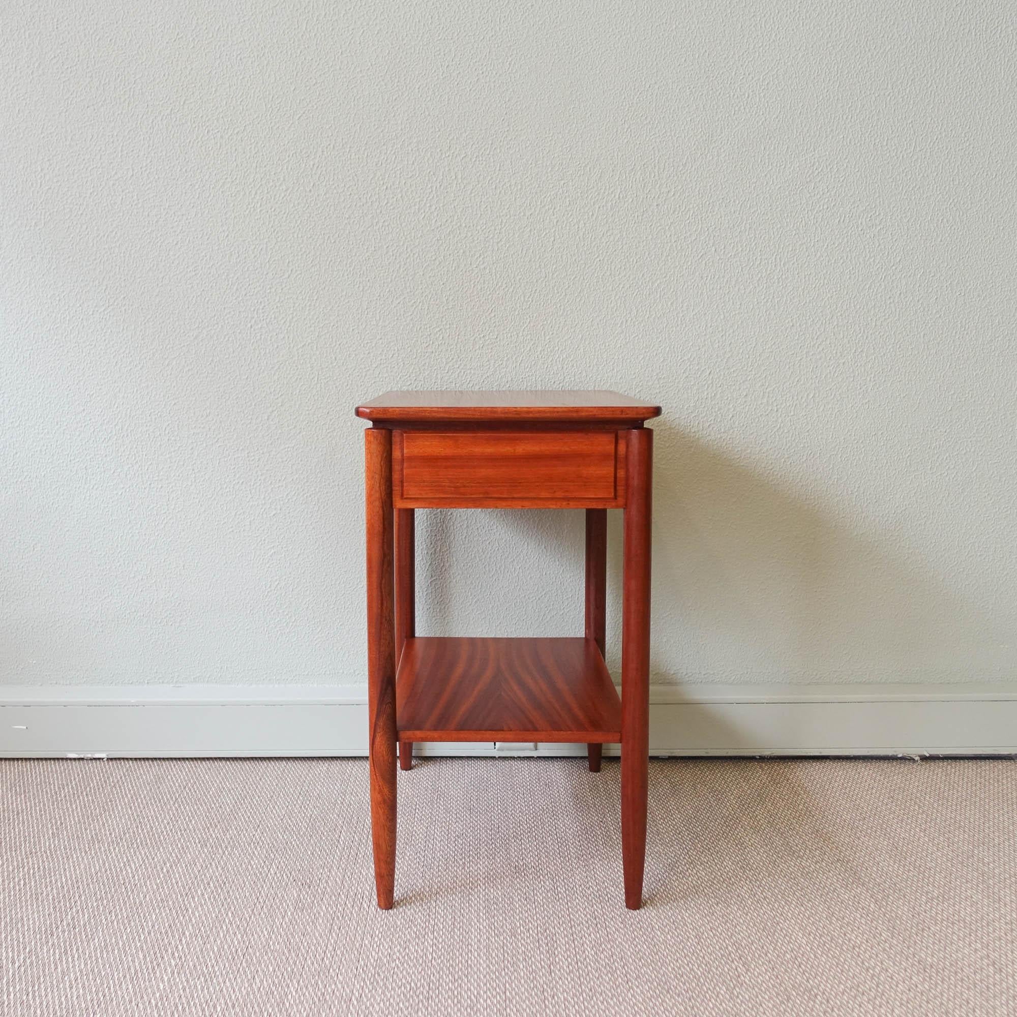 Vintage Portuguese Bedside Table by Móveis Olaio, 1960's 2