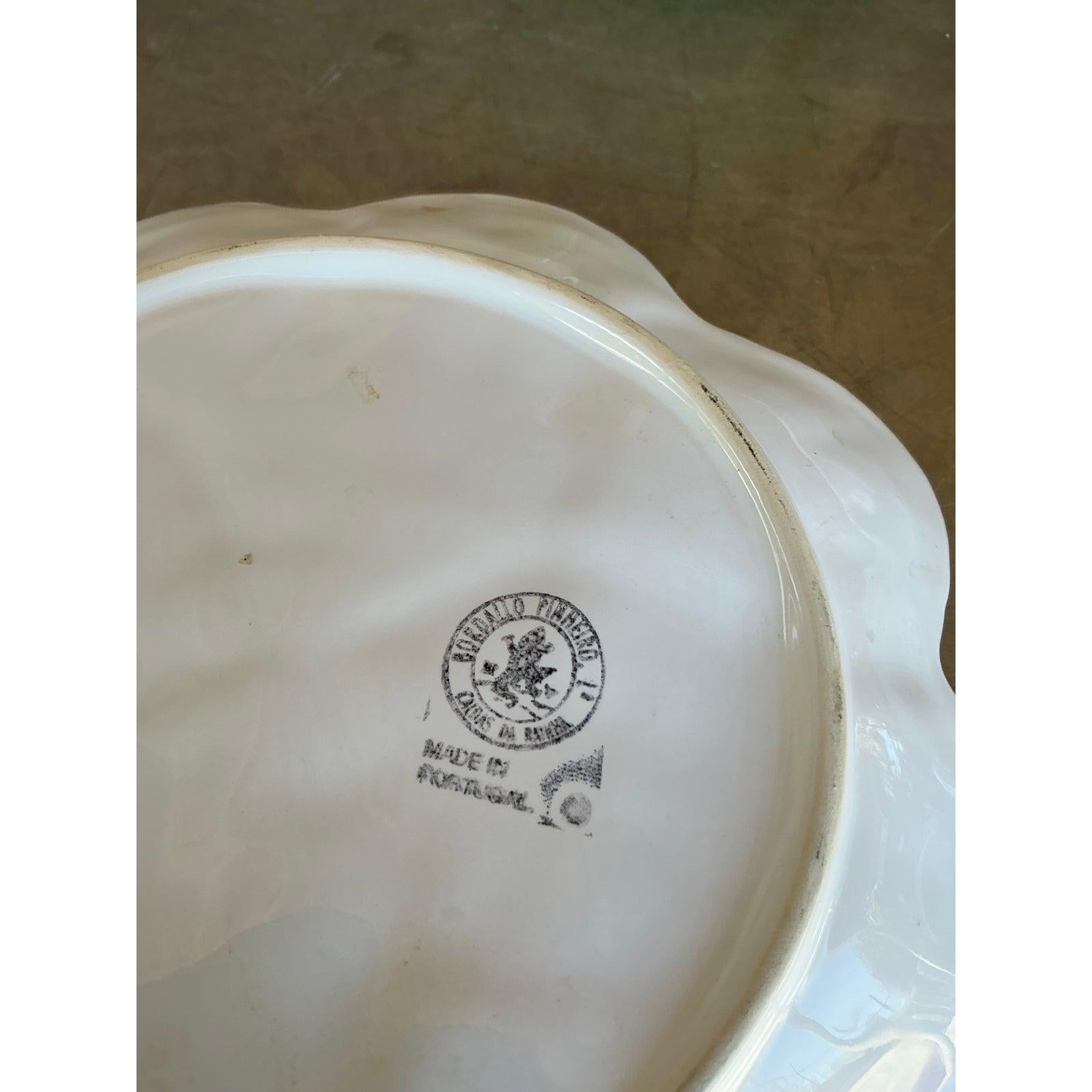 20th Century Vintage Portuguese Bordallo Pinheiro Appetizer Plates - Set of 4 For Sale