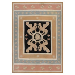 Vintage Portuguese Kilim with Medallion and Griffin Pictorials, from Rug & Kilim