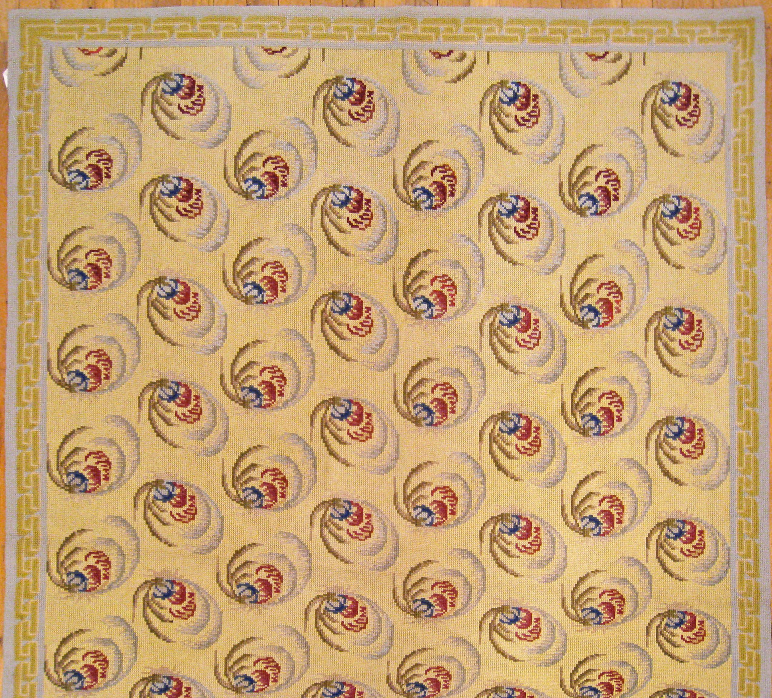 Vintage portugiesische Nadelspitze Teppich, in kleinen Gre, mit sich wiederholenden Design (Handgewebt) im Angebot