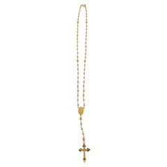 Used Portuguese Rosary in 19 karat Yellow Gold from Fatima